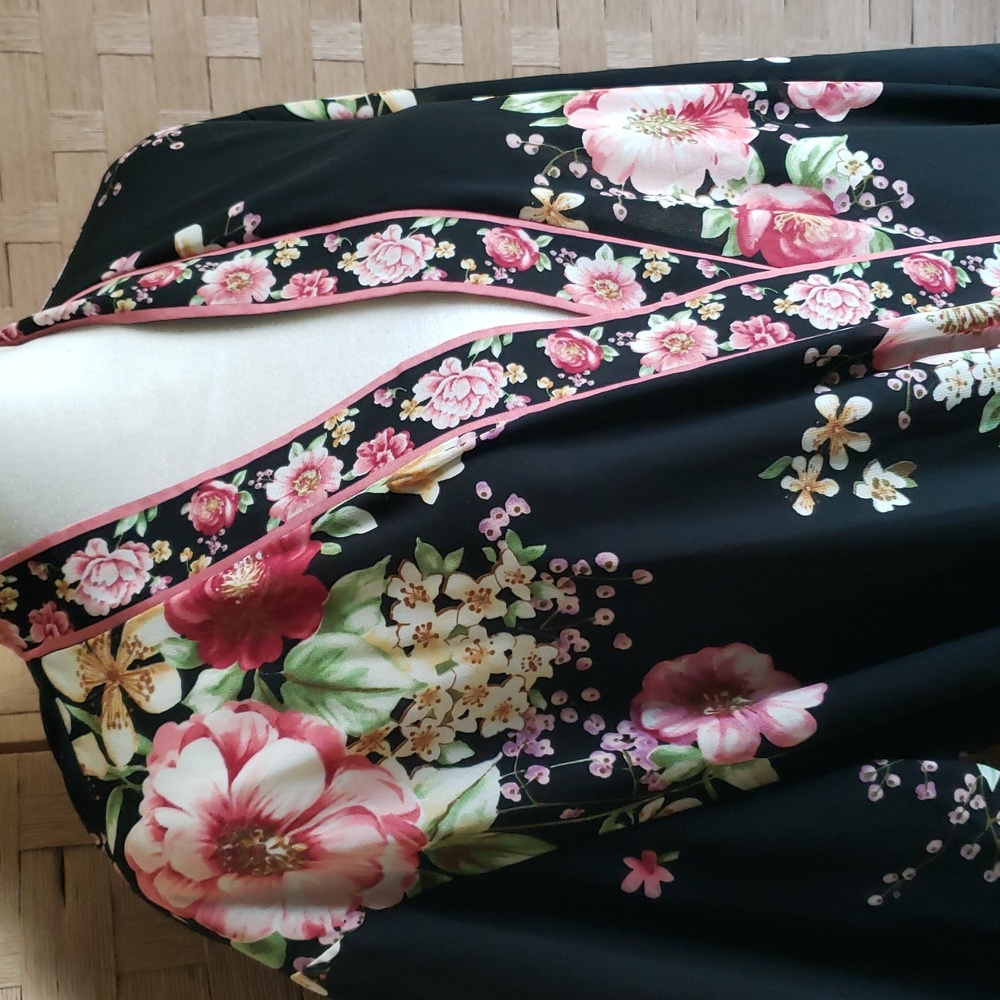 Oscar de la Renta Floral Robe